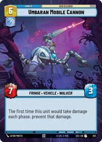 Umbaran Mobile Cannon (Hyperspace Foil)