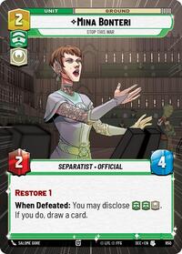 Mina Bonteri - Stop This War (Hyperspace Foil)