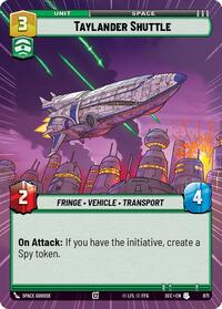 Taylander Shuttle (Hyperspace Foil)