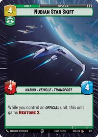 Nubian Star Skiff (Hyperspace Foil)