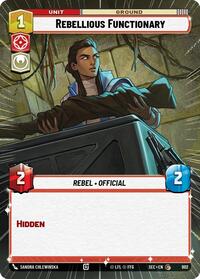 Rebellious Functionary (Hyperspace Foil)