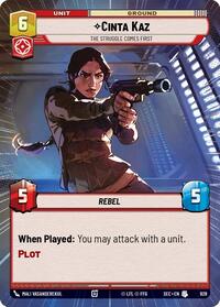 Cinta Kaz - The Struggle Comes First (Hyperspace Foil)