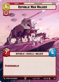 Republic War Walker (Hyperspace Foil)