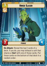 Hired Slicer (Hyperspace Foil)