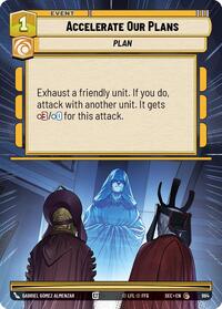 Accelerate Our Plans (Hyperspace Foil)