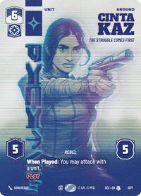 Cinta Kaz - The Struggle Comes First (Prestige)