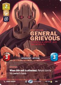 General Grievous - Scuttling to Safety (Prestige Foil)