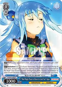 "Real Magic Power is Down to Luck Too" Aqua