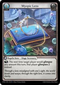 Myopic Lens