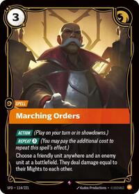 Marching Orders