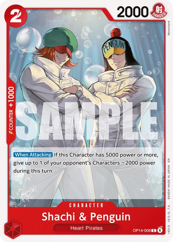 Shachi & Penguin — The Azure Sea's Seven OP14-006