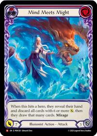 Mind Meets Might (Red) (Extended Art)