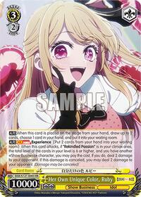 Her Own Unique Color, Ruby