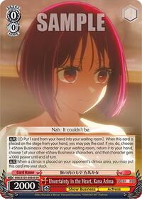 Uncertainty in the Heart, Kana Arima (SR)