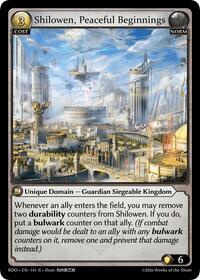 Shilowen, Peaceful Beginnings