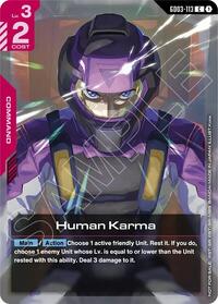 Human Karma (Store Tournament Participant Pack 04)