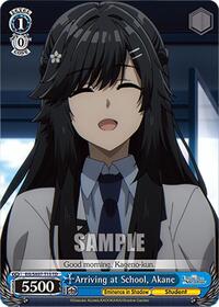 Arriving at School, Akane