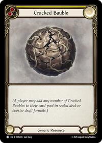Cracked Bauble (Yellow)