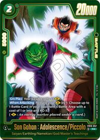 Son Gohan : Adolescence/Piccolo (Alternate Art)