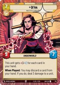Qi'ra - Master of Teras Kasi (Hyperspace Foil)