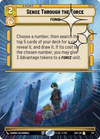 Sense Through the Force (Hyperspace Foil)