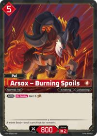 Arsox - Burning Spoils