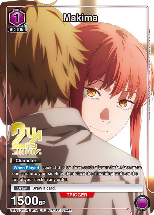 Makima — Union Arena Promotion Cards UEPR/CSM-1-021