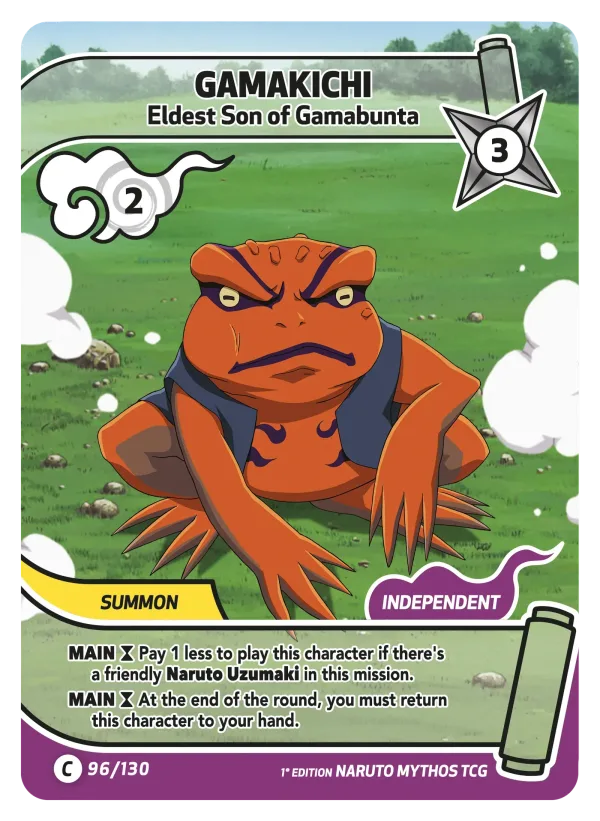 Gama Kitchi — Set 1: Konoha Shidō — 1st edition 096/130