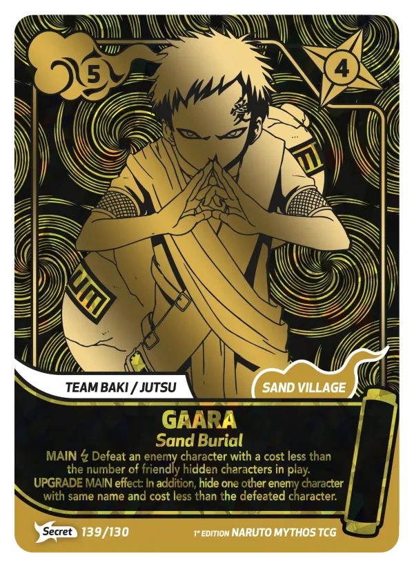 Gaara — Set 1: Konoha Shidō — 1st edition 139/130