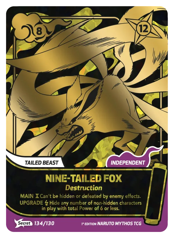 Nine-Tailed Fox — Set 1: Konoha Shidō — 2nd edition 134/130