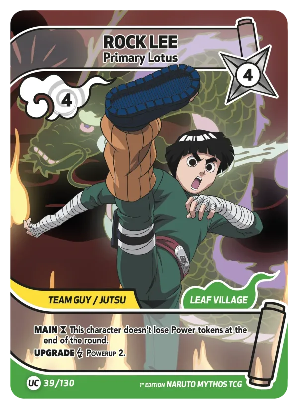 Rock Lee — Set 1: Konoha Shidō — 2nd edition 039/130