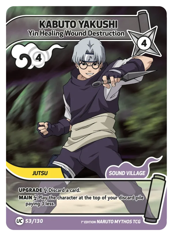 Kabuto Yakushi — Set 1: Konoha Shidō — 2nd edition 053/130