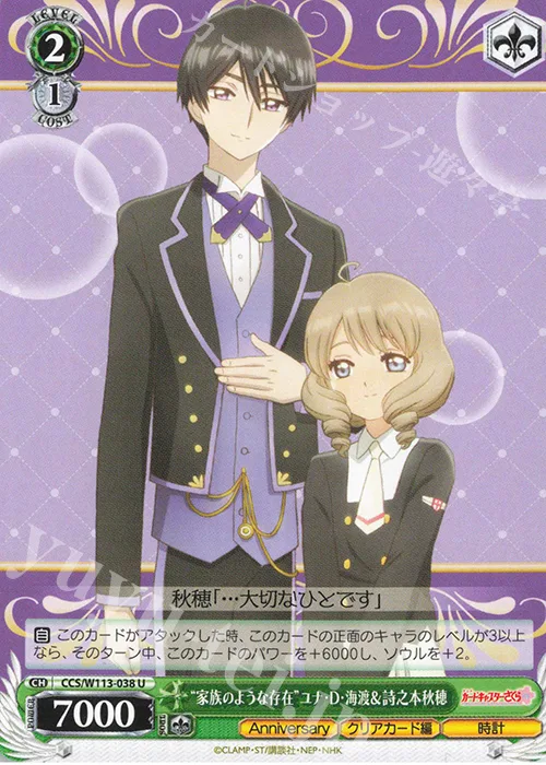 “家族のような存在”ユナ・D・海渡＆詩之本秋穂 — カードキャプターさくら 25th Anniversary CCS/W113-038