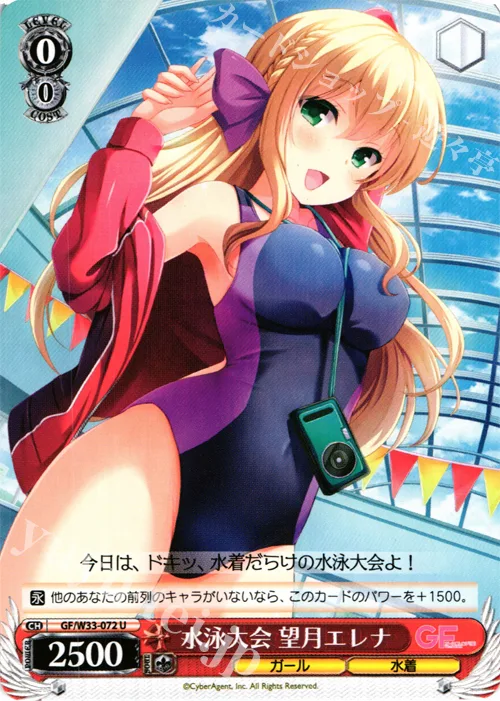 水泳大会 望月エレナ — ガールフレンド（仮） GF/W33-072