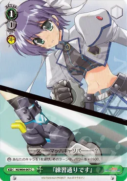 『練習通りです』 — なのはStrikerS NS/W04-047