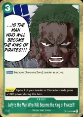 Luffy Is the Man Who Will Become the King of Pirates!!!