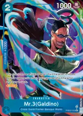 Mr.3(Galdino) - PRB02-009 (Alternate Art)