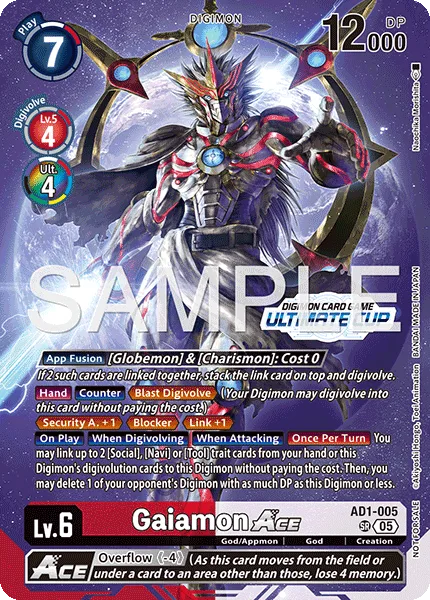 Gaiamon ACE — Large-Scale Tournaments AD1-005