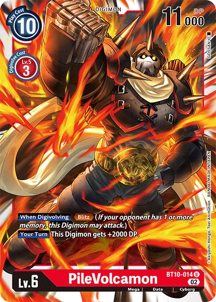 PileVolcamon — Booster XROS ENCOUNTER [BT10] BT10-014