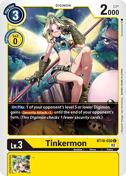 Tinkermon — Booster XROS ENCOUNTER [BT10] BT10-030