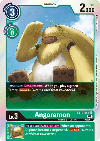 Angoramon — Booster XROS ENCOUNTER [BT10] BT10-044