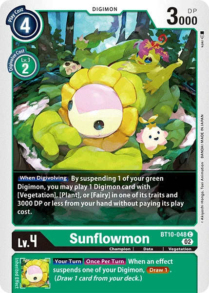 Sunflowmon — Booster XROS ENCOUNTER [BT10] BT10-048