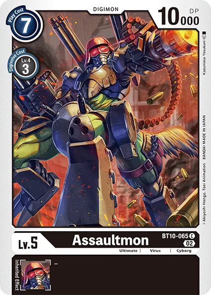 Assaultmon — Booster XROS ENCOUNTER [BT10] BT10-065