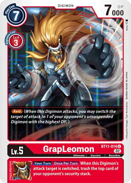 GrapLeomon — Booster DIMENSIONAL PHASE [BT11] BT11-014