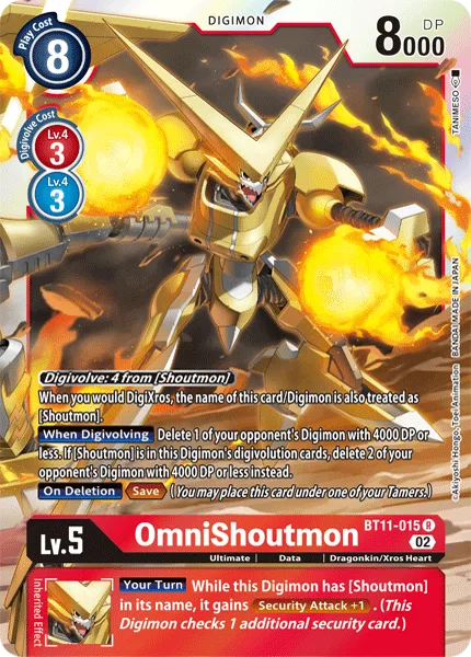 OmniShoutmon — Booster DIMENSIONAL PHASE [BT11] BT11-015