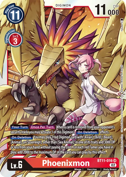 Phoenixmon — Booster DIMENSIONAL PHASE [BT11] BT11-016