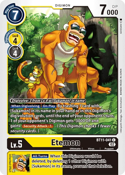 Etemon — Booster DIMENSIONAL PHASE [BT11] BT11-041