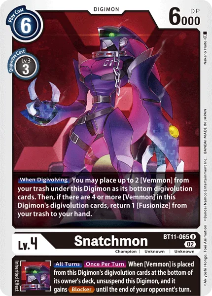 Snatchmon — Booster DIMENSIONAL PHASE [BT11] BT11-065