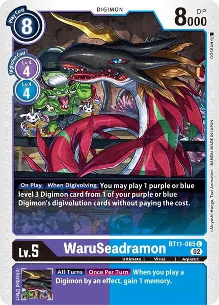 WaruSeadramon — Booster DIMENSIONAL PHASE [BT11] BT11-085