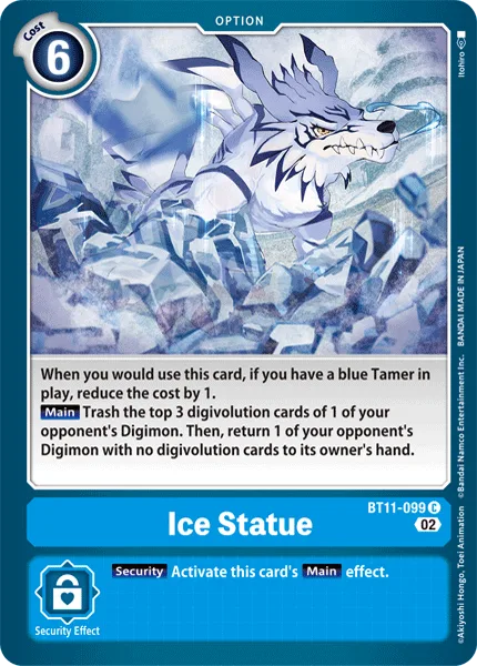 Ice Statue — Booster DIMENSIONAL PHASE [BT11] BT11-099